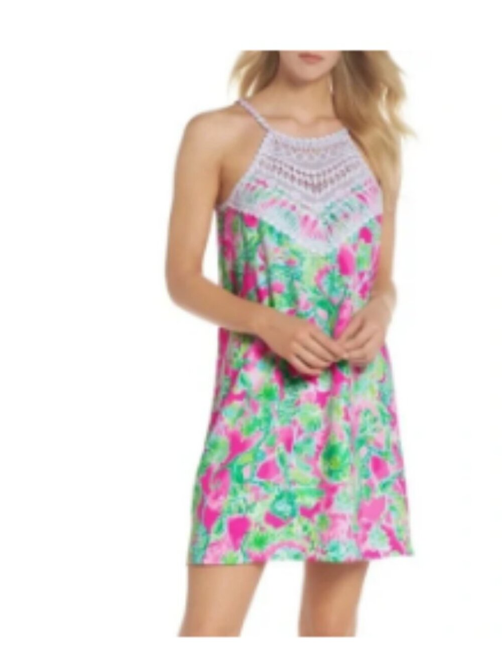 Lilly Pulitzer Pearl Soft Shift Dress Raz Berry Catty Shack Jungle Monkey Print